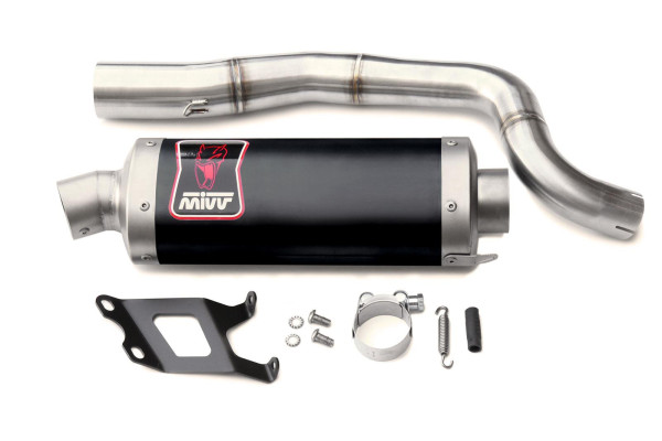 Mivv Dakar Exhaust Black Yamaha Tenere Updated Version